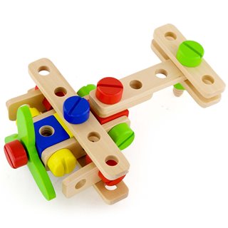Construction block set - 68 pieces